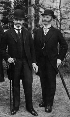 Don Carlos Moriega (Links) Lord Joseph Ryan Taft (Rechts) Züricher Kongress April 1958