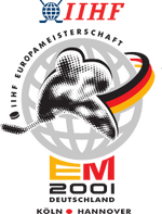 2001 IIHF European Championship (WFAC) logo.svg