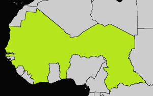 Mapa de la Unión de Baraka en 1961