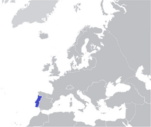 Location of Portugal