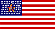 Bandera de La Union .H. Americana