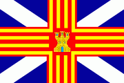 Britische Union Flag, Spanien-England-Schottland 1753-1769