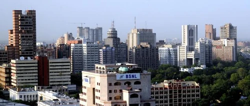 Delhi skyline