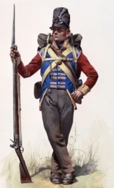 Soldat der Britisch Republican Army "Blauweste"