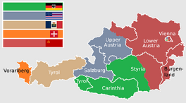 Map of Austria's occupation (What a Wonderful World)