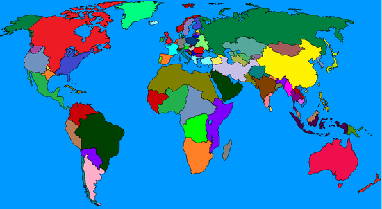 Map of the World (Eastern Manifest Destiny)