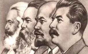 Marx engels lenin stalin