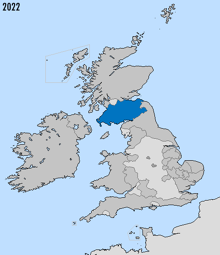 Location of Southern Scotland