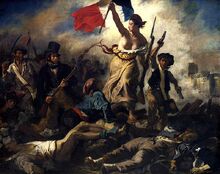 800px-Eugène Delacroix - La liberté guidant le peuple