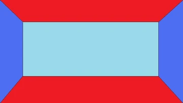 Red symbolizes the blood the founders spilled on the animals they hunted, the blue represents the almost endless sea, and the light blue symbolizes courage!