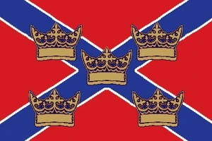 Five Crowns Flag of the South 1862