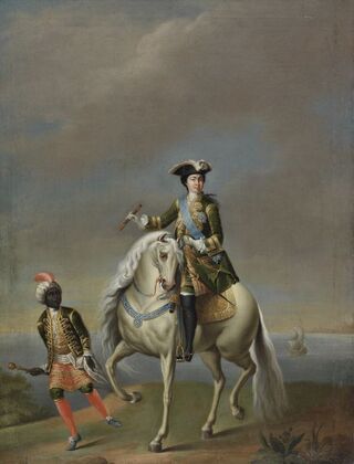 Equestrian portrait of Catherine I