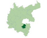 Deutschland Lage von Oberoesterreich