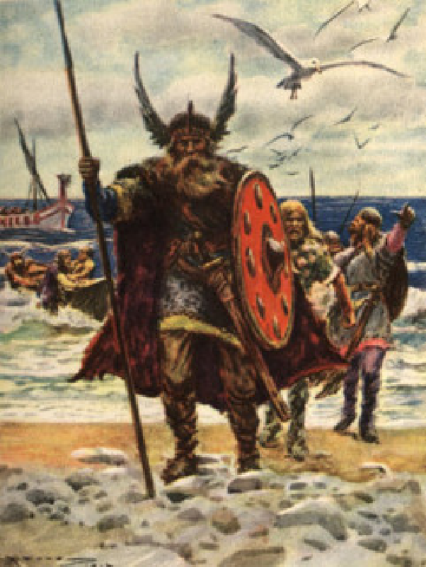 Ivar the Bonless vikings - NEW Paint By Numbers - Paint by numbers