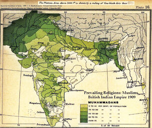 Muslim percent 1909