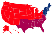 Location of Confederate States