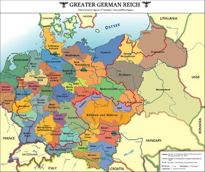 German Administrative Regions 1946