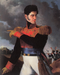 Oleo Antonio Lopez de Santa Anna