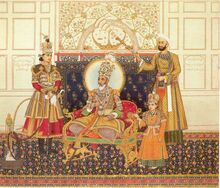 The Emperor Bahadur Shah II Enthroned.jpg