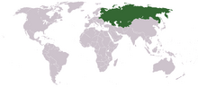 Location of Russian Empire