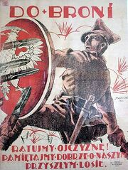 Polish-soviet propaganda poster-1920 