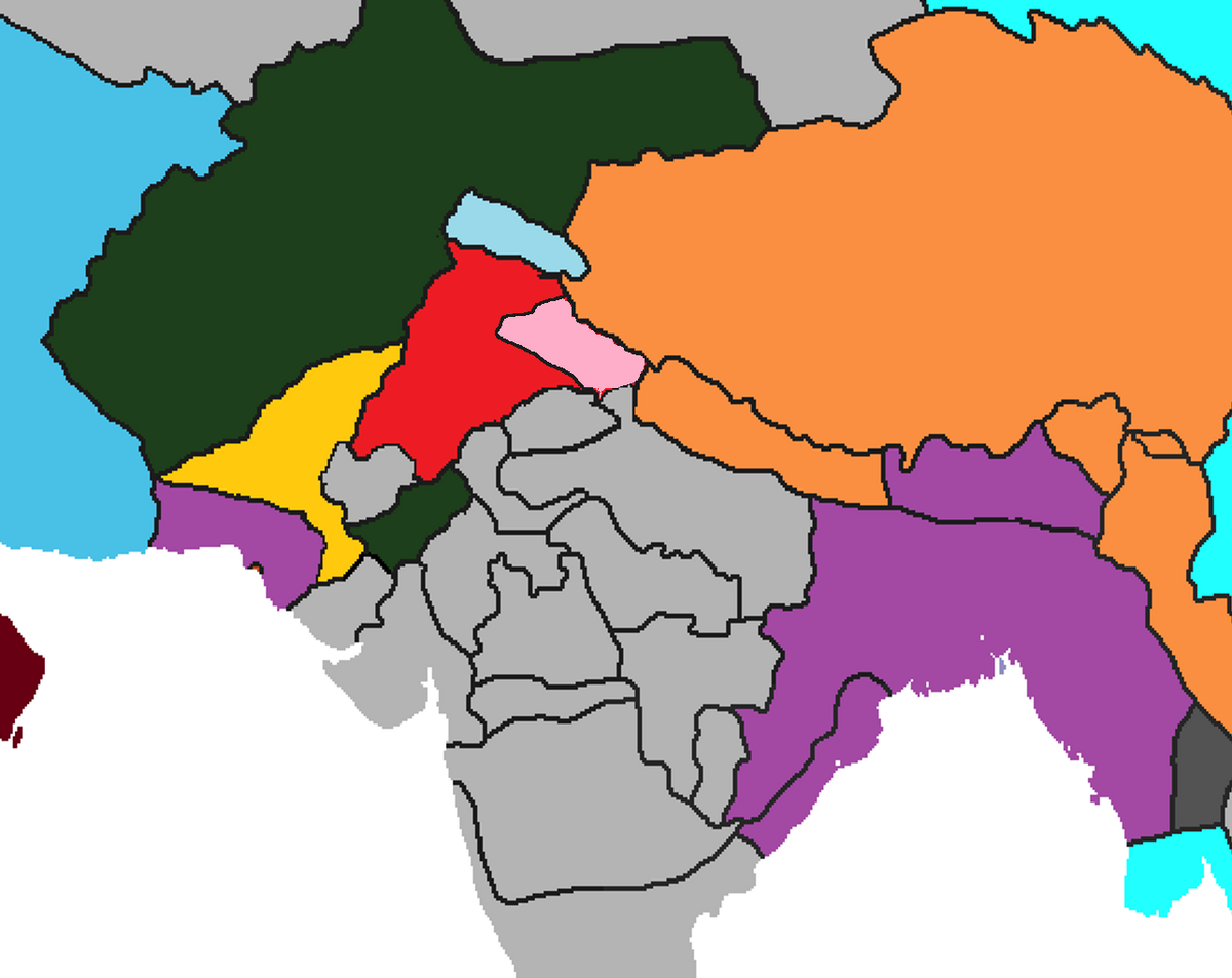 Second Treaty Of Delhi Principia Moderni Iii Map Game Alternative History Fandom 2502