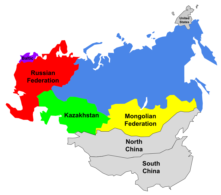 Альтернативная россия карта