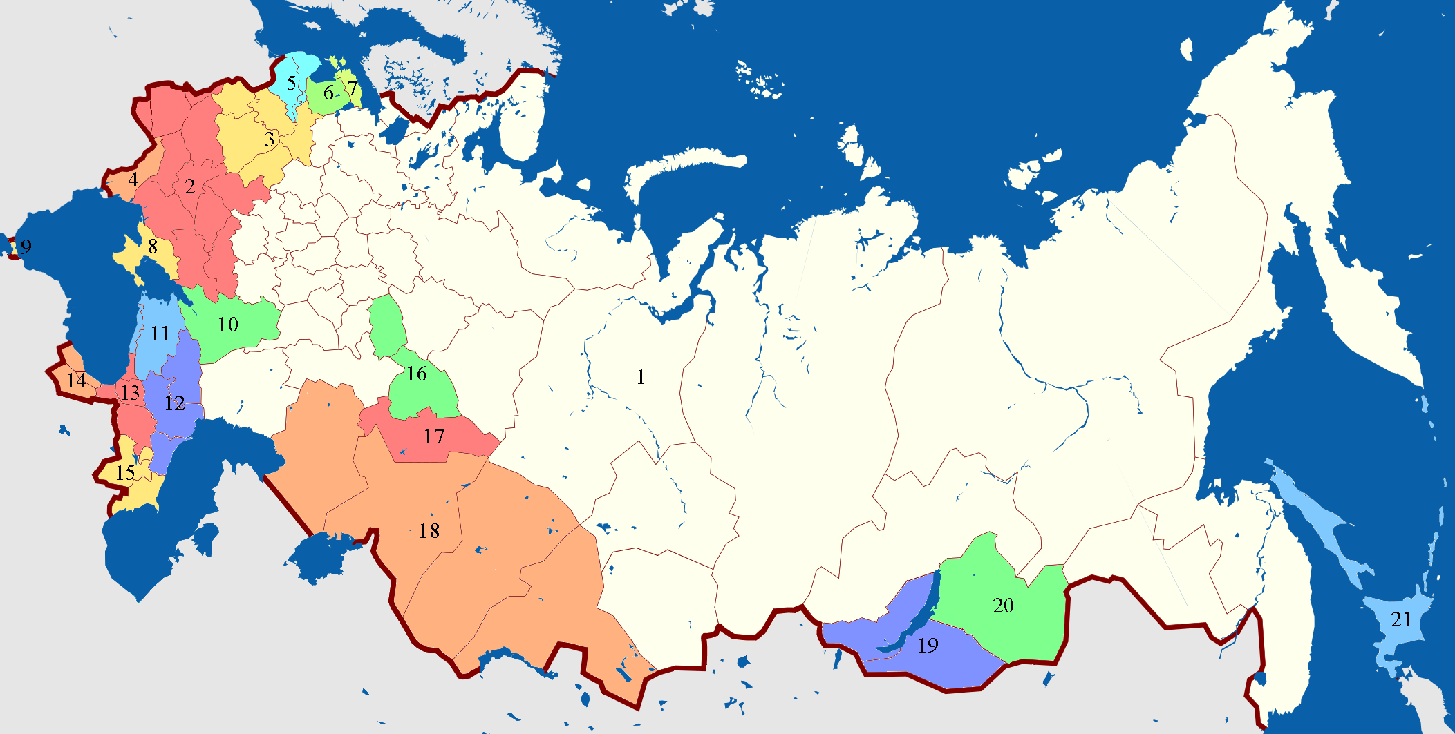 Российская республика сейчас. Российская Республика карта 1917 карта. Российская Демократическая Федеративная Республика карта.