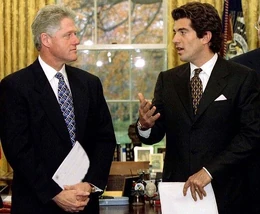 US-Präsident Bill Clinton und Justizminister John F