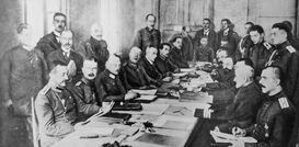 Delegates-negotiations-treaties-Brest-Litovsk-1918