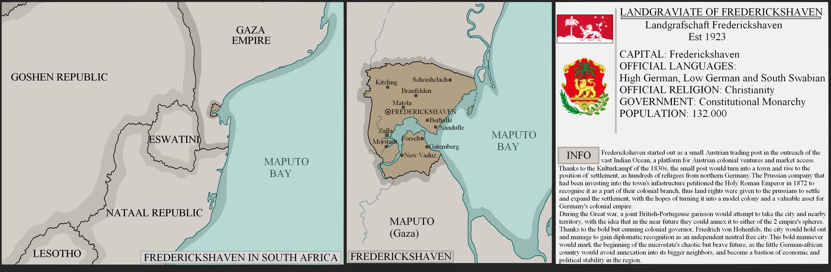 Map of Frederickshaven 2023