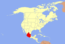 Location of State of Aztlan