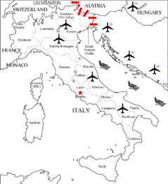 Italy names map