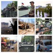 Yugoslav Wars collage