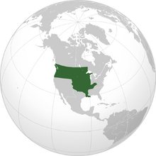 Location of Louisiana