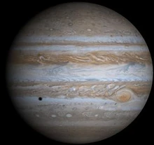Image of Jupiter taken by the Cassini spacecraft.