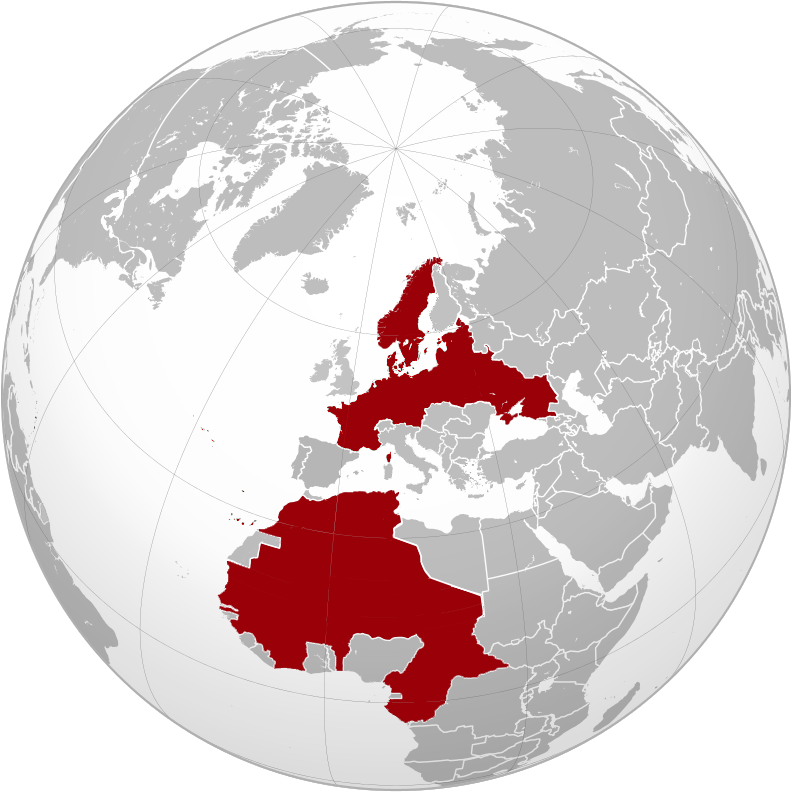 Карта третьего рейха на пике