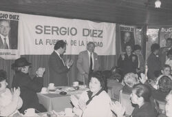 Sergio Diez en Campaña Senatorial