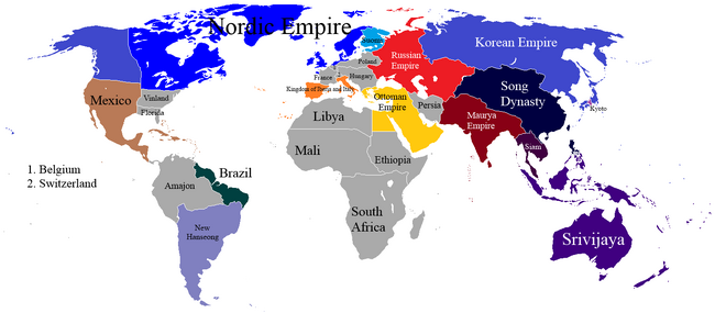 World as of 2013.