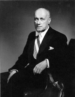 Jorge Alessandri como Presidente en 1958.