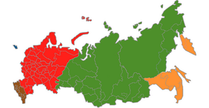 Aufteilung Russlands