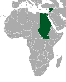 Location of United Arab Republic