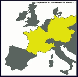 Heiliges Römisches Reich Europäischer Nationen 1815