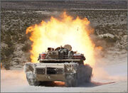 M1A1 exploding