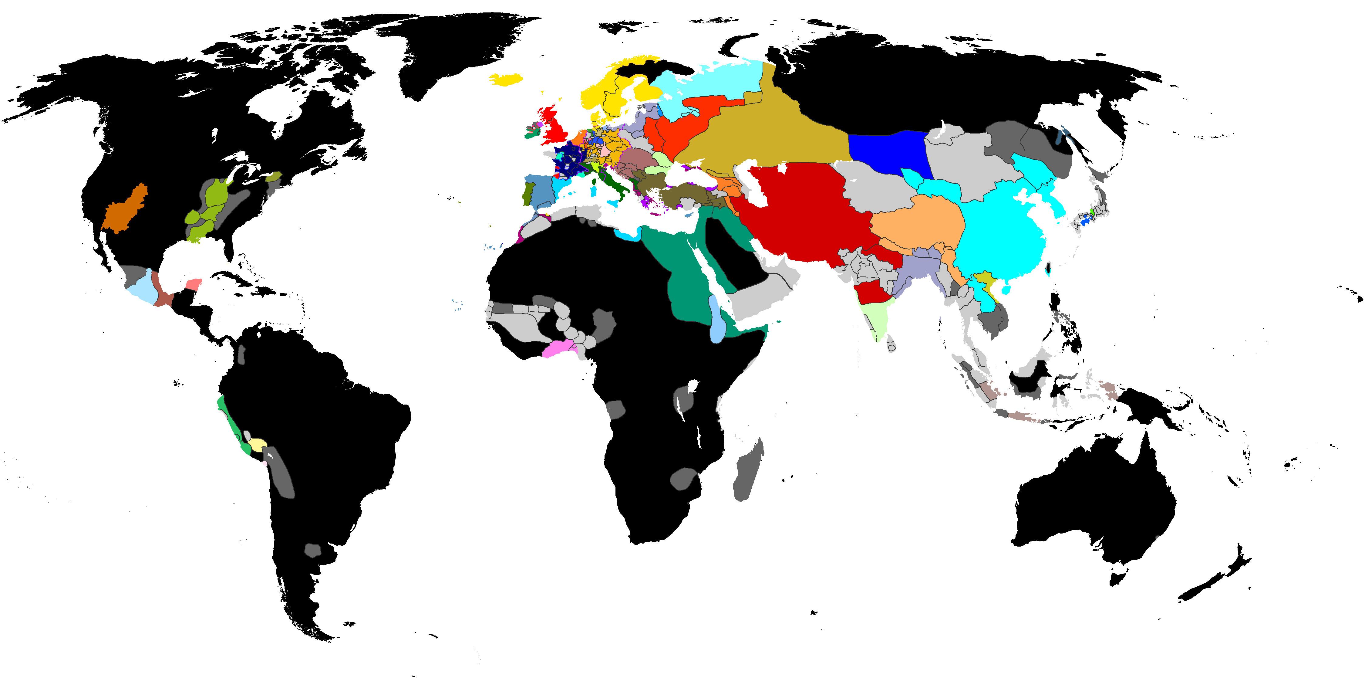 1450 to 1459 (Principia Moderni III Map Game), Alternative History