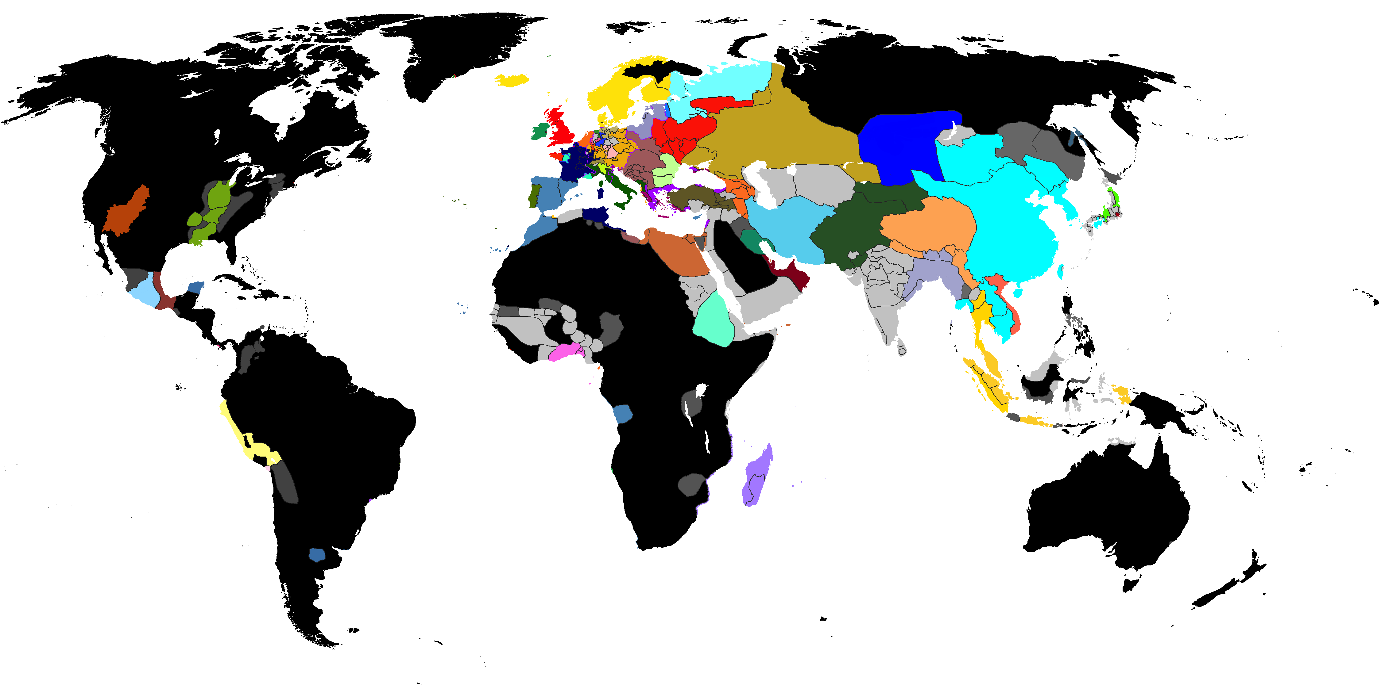 1500 to 1509 (Principia Moderni III Map Game), Alternative History