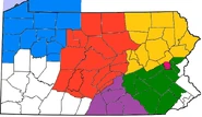 Pennsylvania map (Updated).png (203 KB) A map of the survivor states in Pennsylvania. North Pennsylvania in blue, State College in red, Reading in green, Gettysburg in violet, the Commonwealth of Susquehanna in yellow, and Lehigh in dark blue