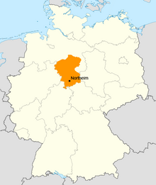 Location and area controlled by Northeim