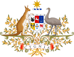 Coat of arms of Cygnia
