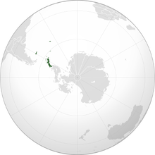 Location of New South Greenland